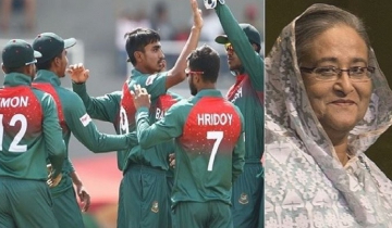 ফাইনালে ওঠায় টাইগার যুবাদের প্রধানমন্ত্রীর অভিনন্দন